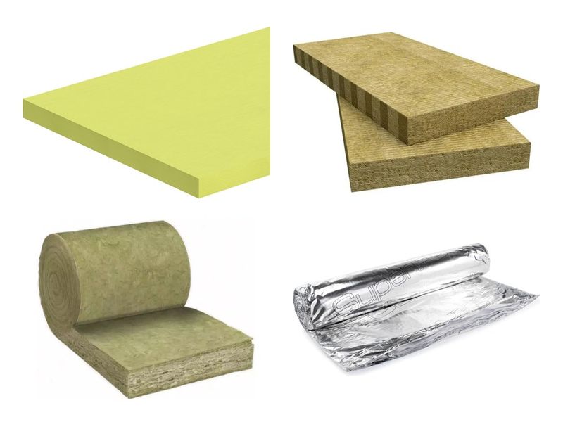 Insulation board, Rockwool slabs, URSA roll and SuperFOIL multifoil
